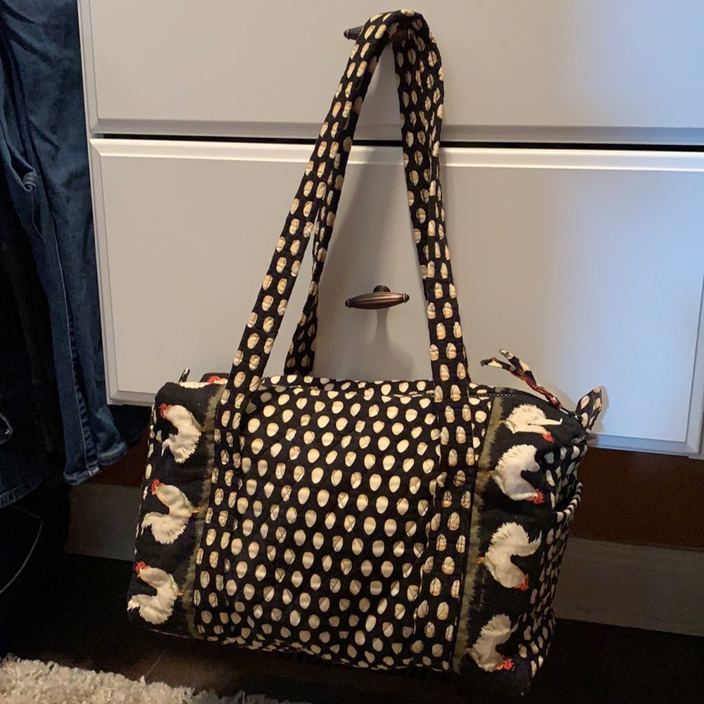 Vera Bradley rare chicken egg small duffel bag/purse.
